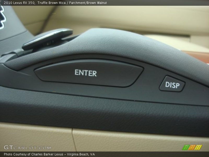 Controls of 2010 RX 350