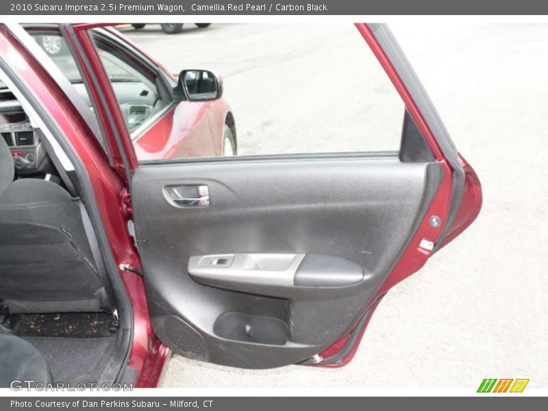 Camellia Red Pearl / Carbon Black 2010 Subaru Impreza 2.5i Premium Wagon