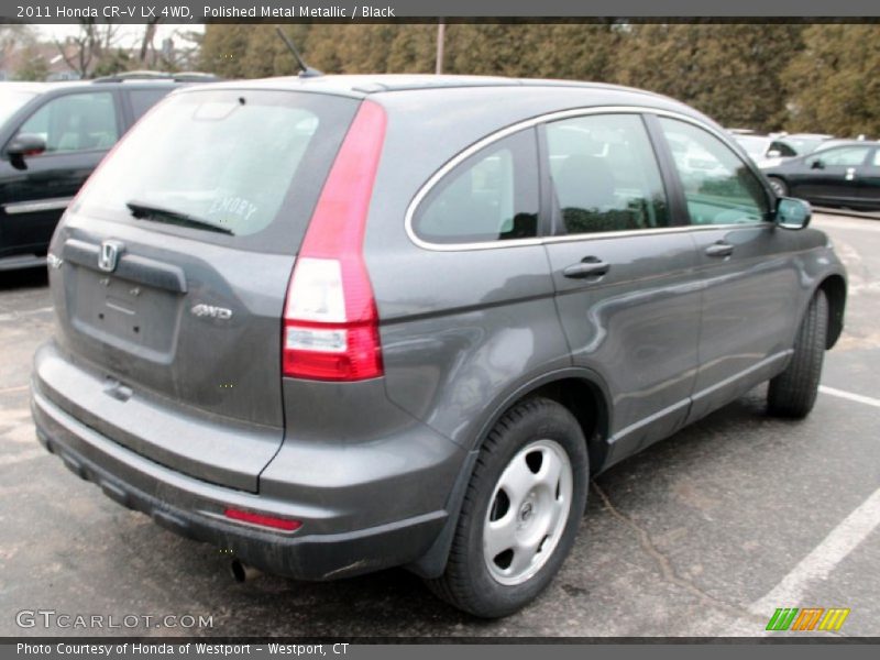 Polished Metal Metallic / Black 2011 Honda CR-V LX 4WD