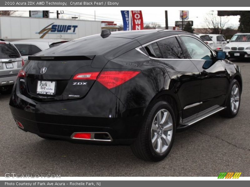 Crystal Black Pearl / Ebony 2010 Acura ZDX AWD Technology