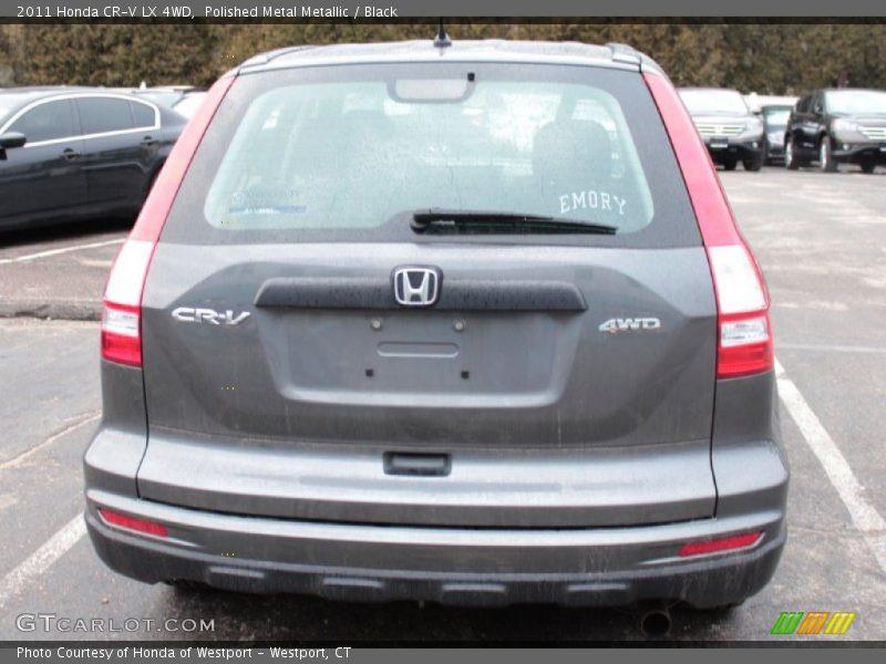 Polished Metal Metallic / Black 2011 Honda CR-V LX 4WD