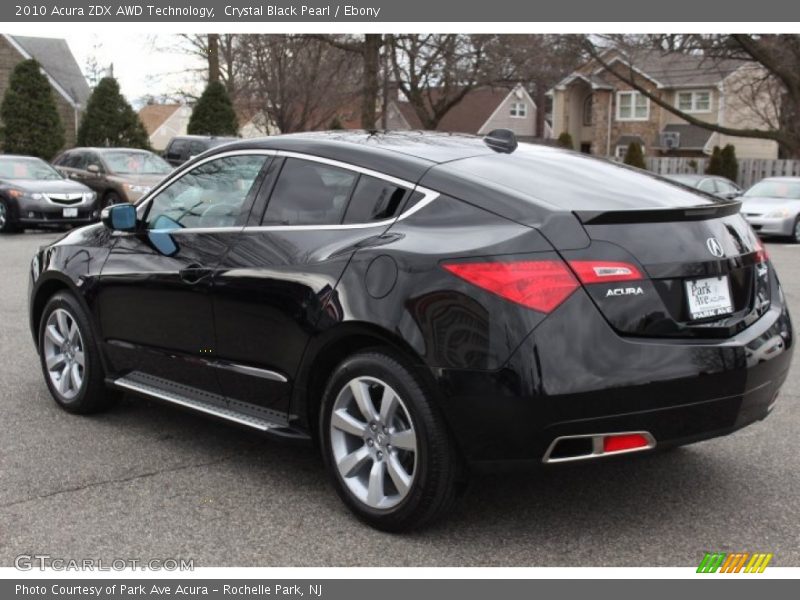 Crystal Black Pearl / Ebony 2010 Acura ZDX AWD Technology