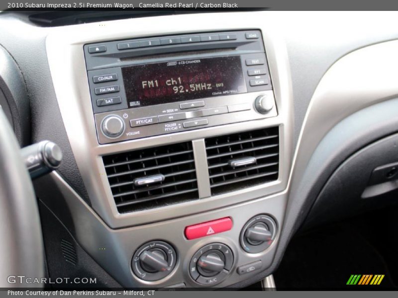 Camellia Red Pearl / Carbon Black 2010 Subaru Impreza 2.5i Premium Wagon