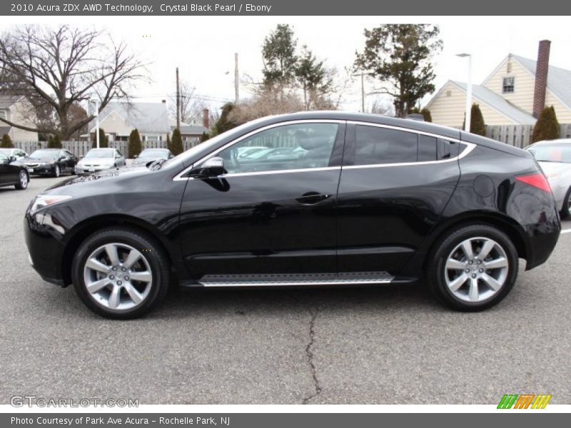 Crystal Black Pearl / Ebony 2010 Acura ZDX AWD Technology