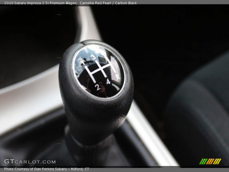 Camellia Red Pearl / Carbon Black 2010 Subaru Impreza 2.5i Premium Wagon