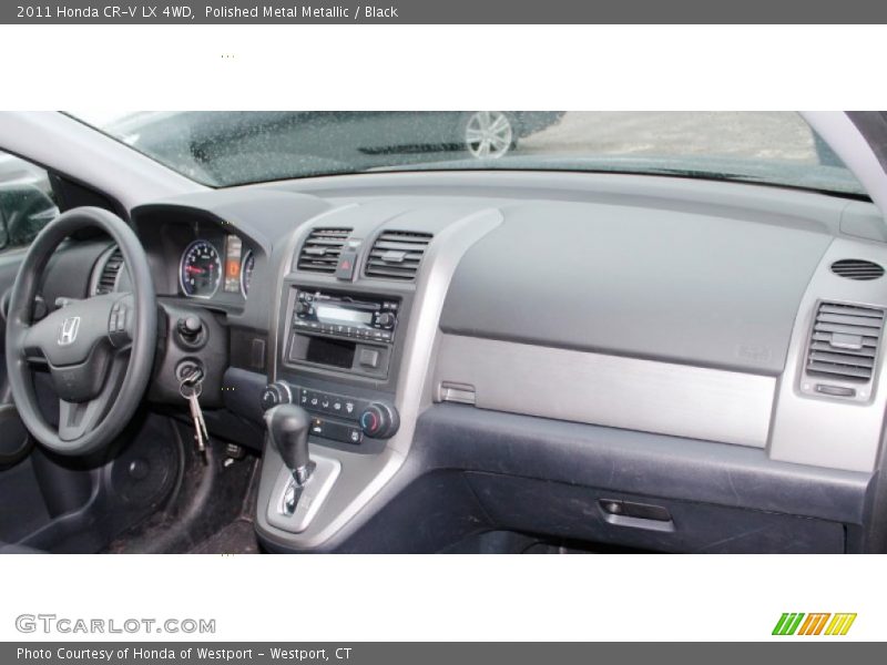 Polished Metal Metallic / Black 2011 Honda CR-V LX 4WD