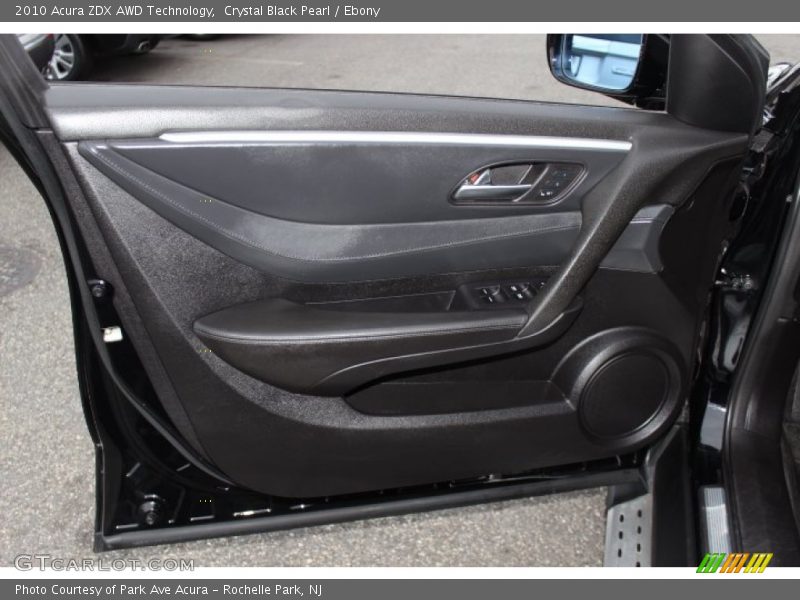 Crystal Black Pearl / Ebony 2010 Acura ZDX AWD Technology