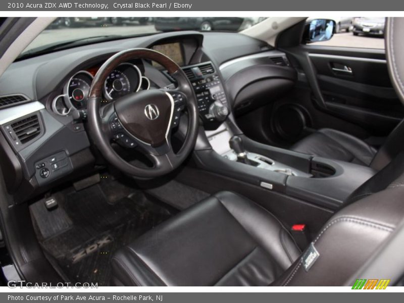 Crystal Black Pearl / Ebony 2010 Acura ZDX AWD Technology