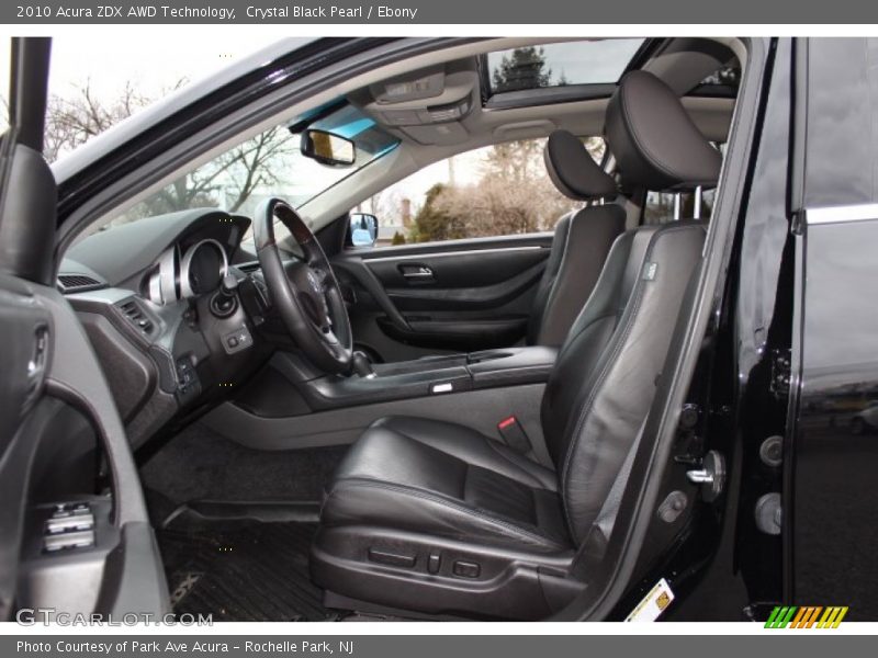 Crystal Black Pearl / Ebony 2010 Acura ZDX AWD Technology
