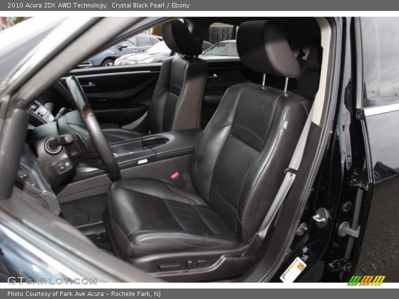 Crystal Black Pearl / Ebony 2010 Acura ZDX AWD Technology