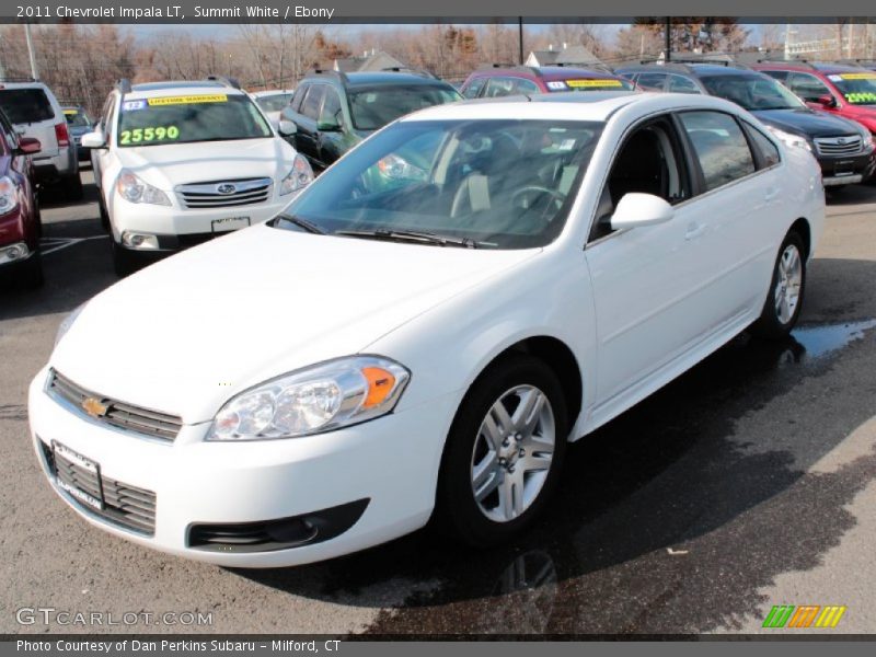 Summit White / Ebony 2011 Chevrolet Impala LT