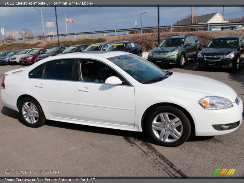 Summit White / Ebony 2011 Chevrolet Impala LT