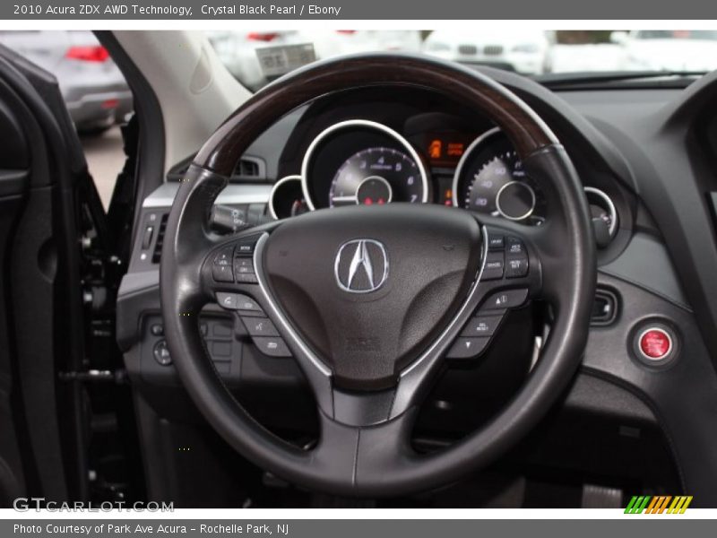 Crystal Black Pearl / Ebony 2010 Acura ZDX AWD Technology