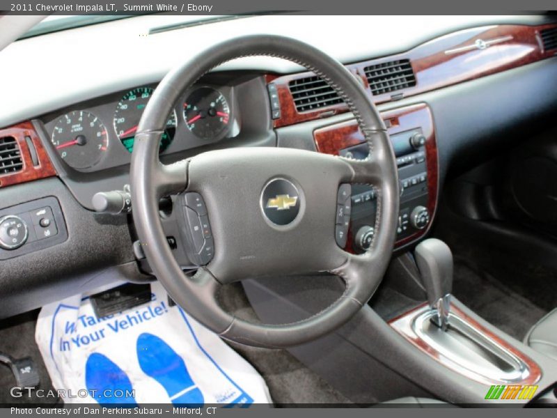 Summit White / Ebony 2011 Chevrolet Impala LT
