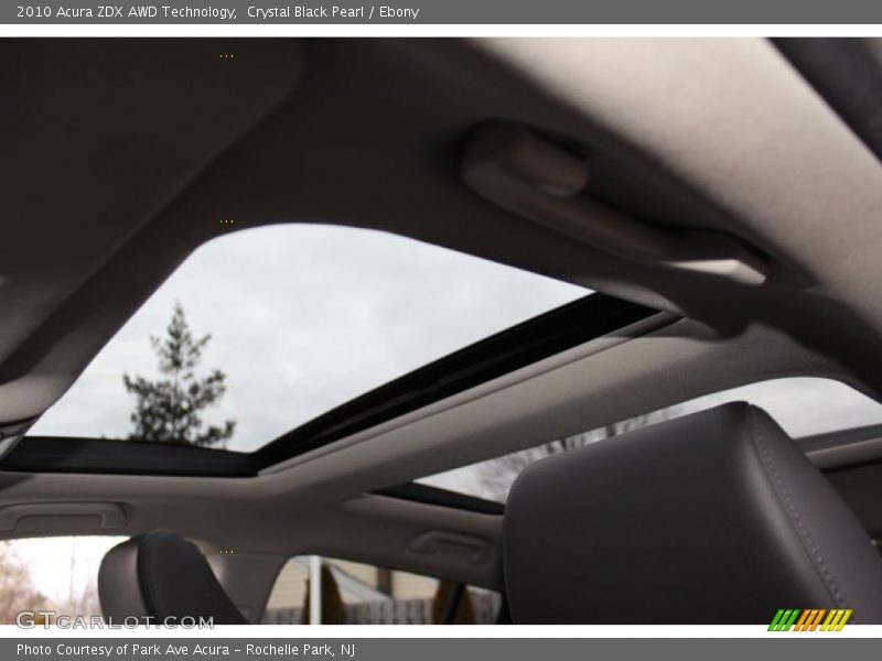 Crystal Black Pearl / Ebony 2010 Acura ZDX AWD Technology