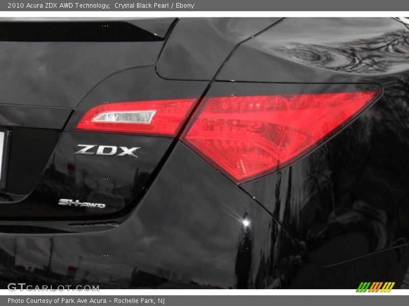 Crystal Black Pearl / Ebony 2010 Acura ZDX AWD Technology