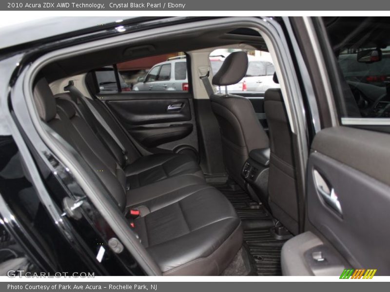 Crystal Black Pearl / Ebony 2010 Acura ZDX AWD Technology