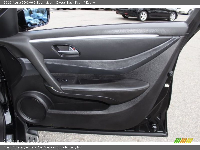 Crystal Black Pearl / Ebony 2010 Acura ZDX AWD Technology