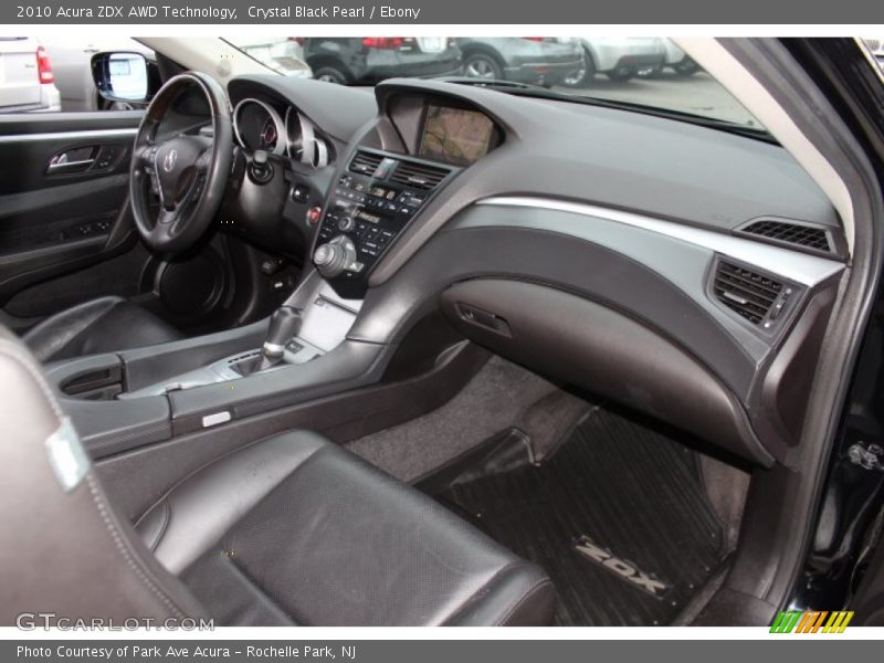 Crystal Black Pearl / Ebony 2010 Acura ZDX AWD Technology