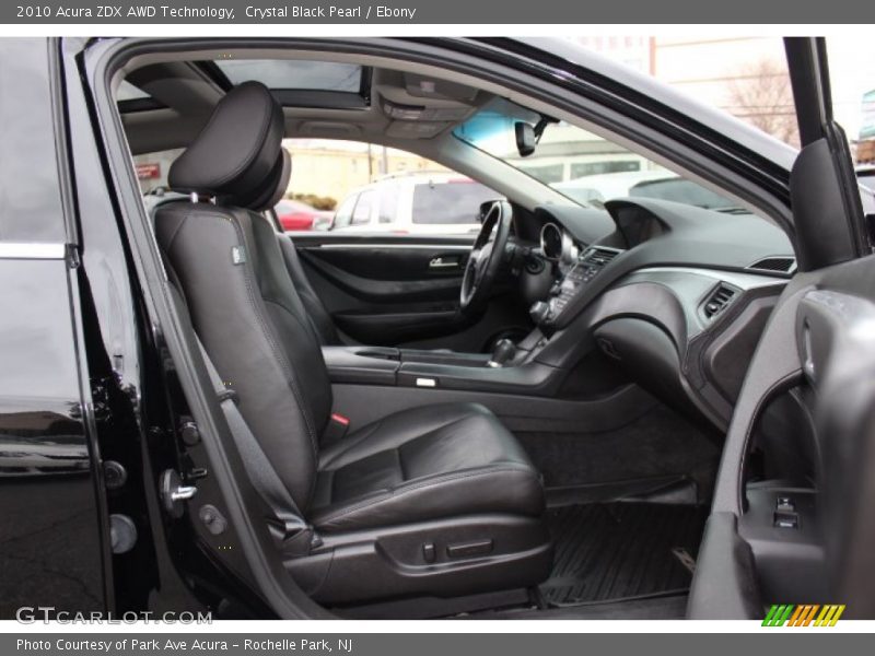Crystal Black Pearl / Ebony 2010 Acura ZDX AWD Technology