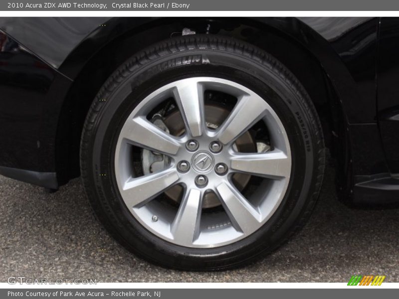 Crystal Black Pearl / Ebony 2010 Acura ZDX AWD Technology