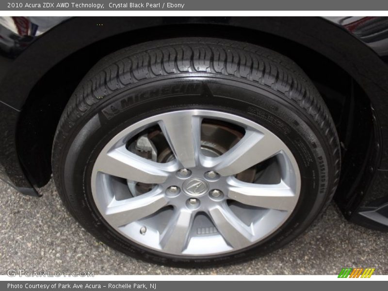 Crystal Black Pearl / Ebony 2010 Acura ZDX AWD Technology