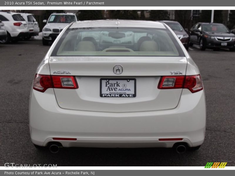 Premium White Pearl / Parchment 2010 Acura TSX Sedan