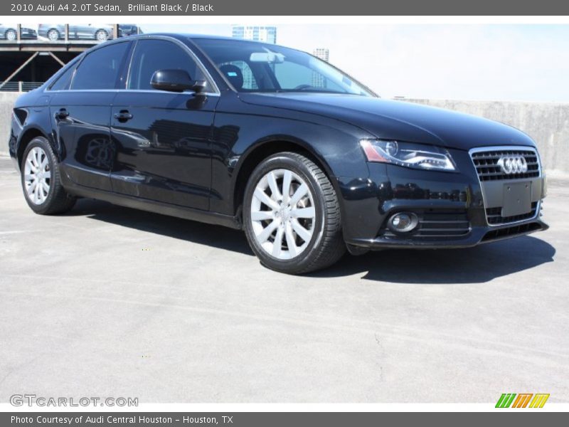 Brilliant Black / Black 2010 Audi A4 2.0T Sedan