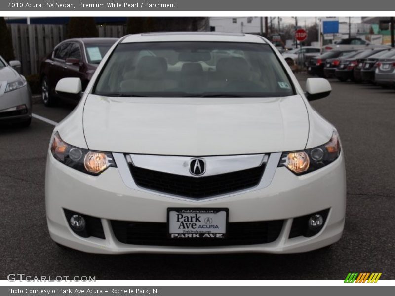 Premium White Pearl / Parchment 2010 Acura TSX Sedan