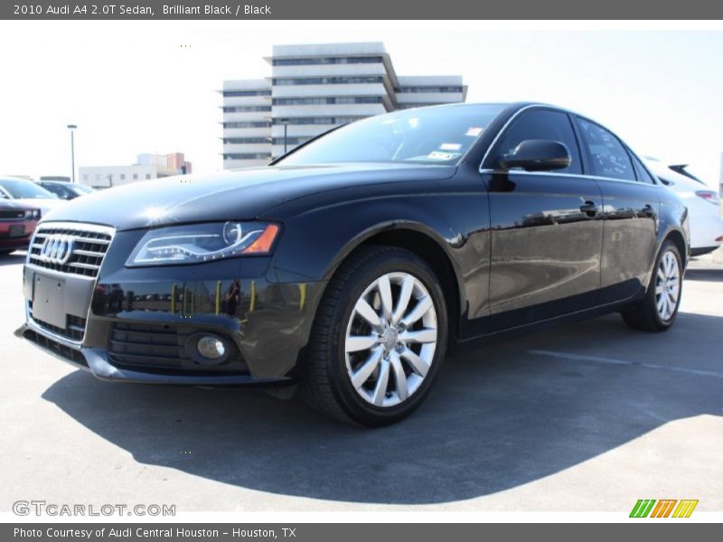 Brilliant Black / Black 2010 Audi A4 2.0T Sedan