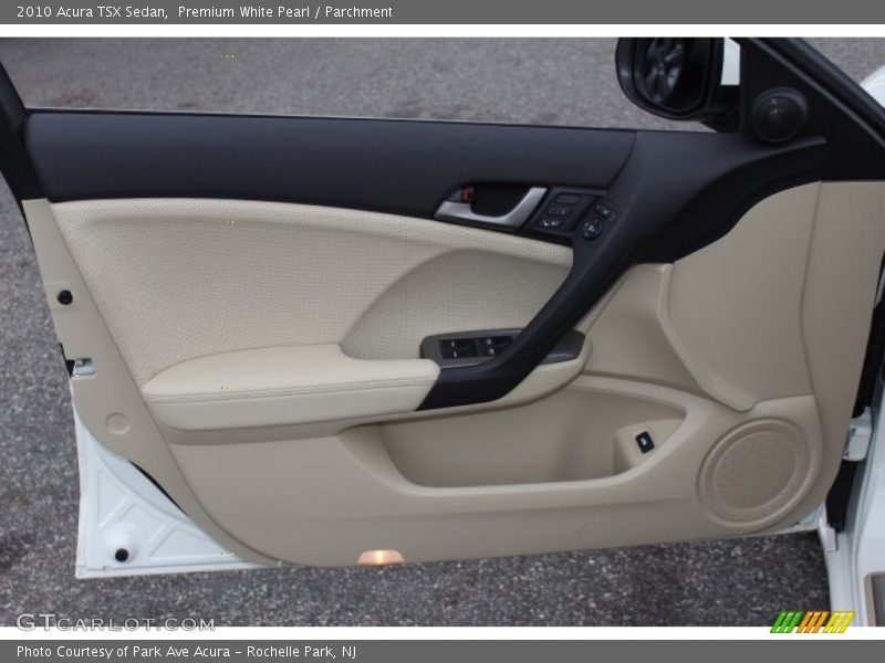 Premium White Pearl / Parchment 2010 Acura TSX Sedan