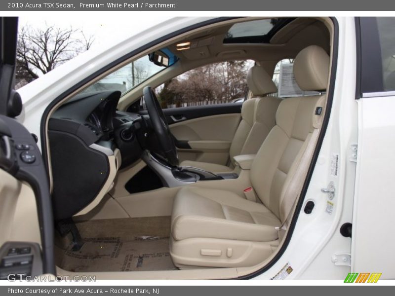 Premium White Pearl / Parchment 2010 Acura TSX Sedan