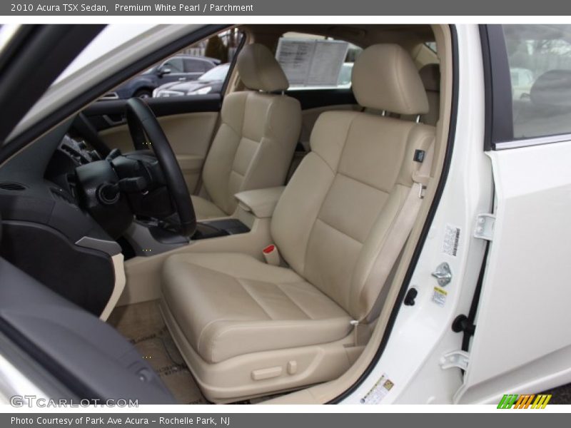 Premium White Pearl / Parchment 2010 Acura TSX Sedan