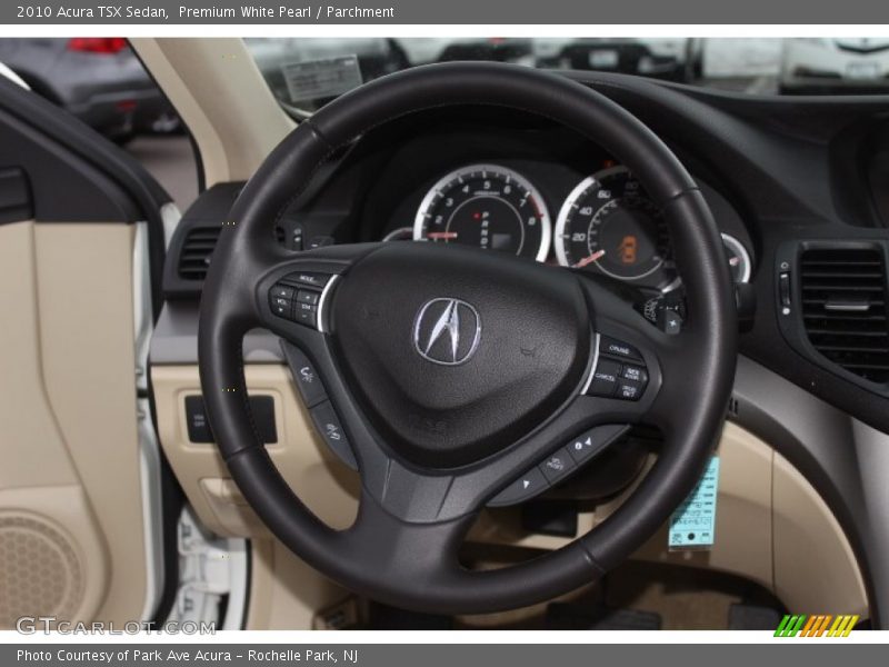 Premium White Pearl / Parchment 2010 Acura TSX Sedan