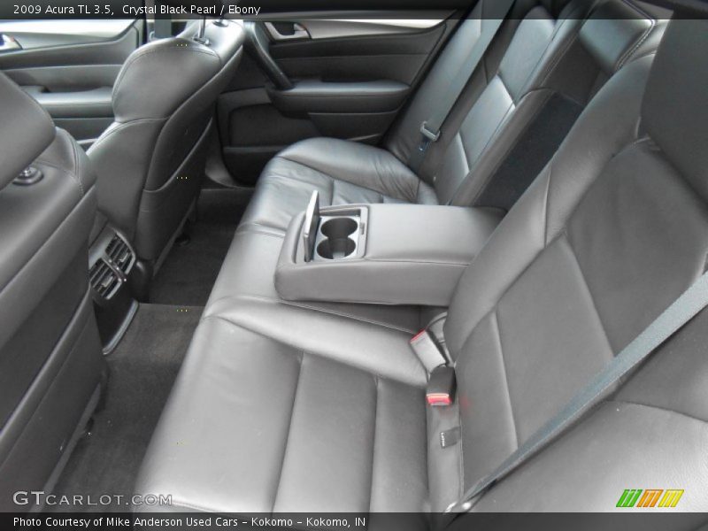 Crystal Black Pearl / Ebony 2009 Acura TL 3.5