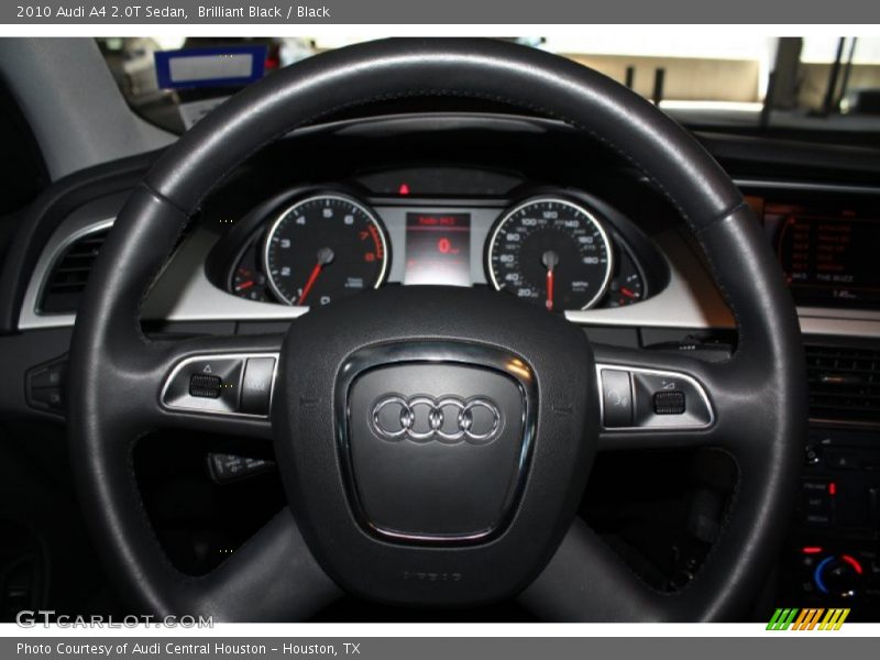 Brilliant Black / Black 2010 Audi A4 2.0T Sedan