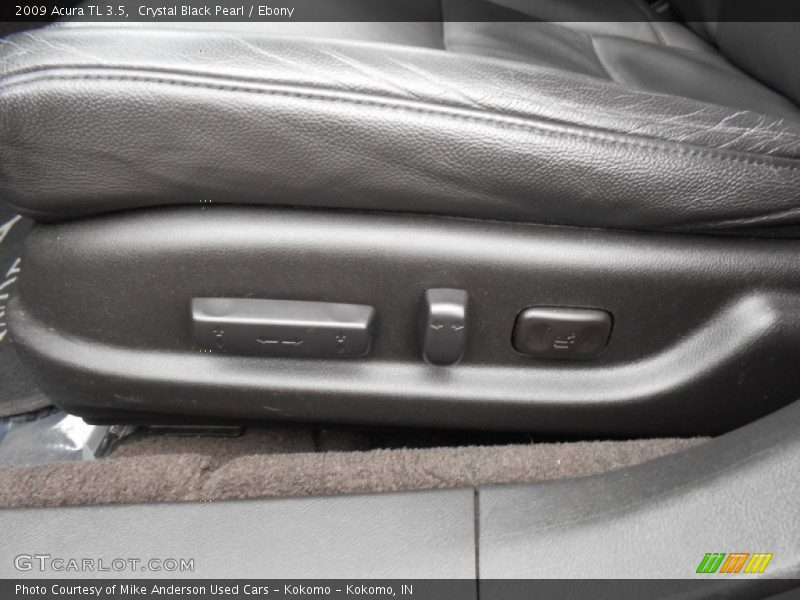 Crystal Black Pearl / Ebony 2009 Acura TL 3.5