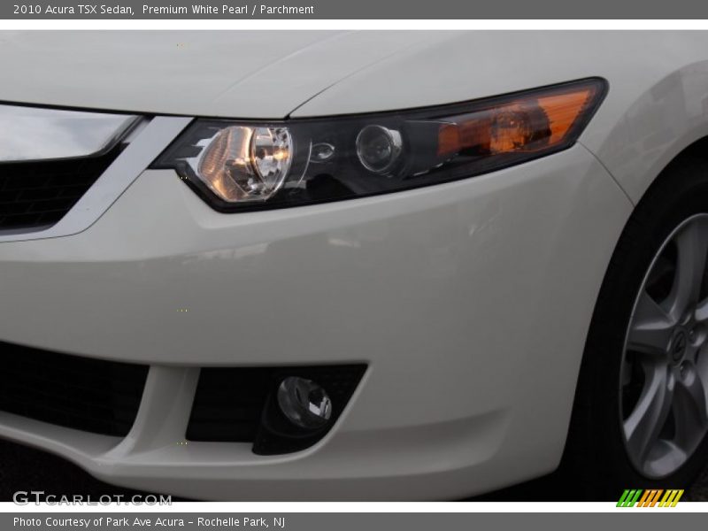 Premium White Pearl / Parchment 2010 Acura TSX Sedan