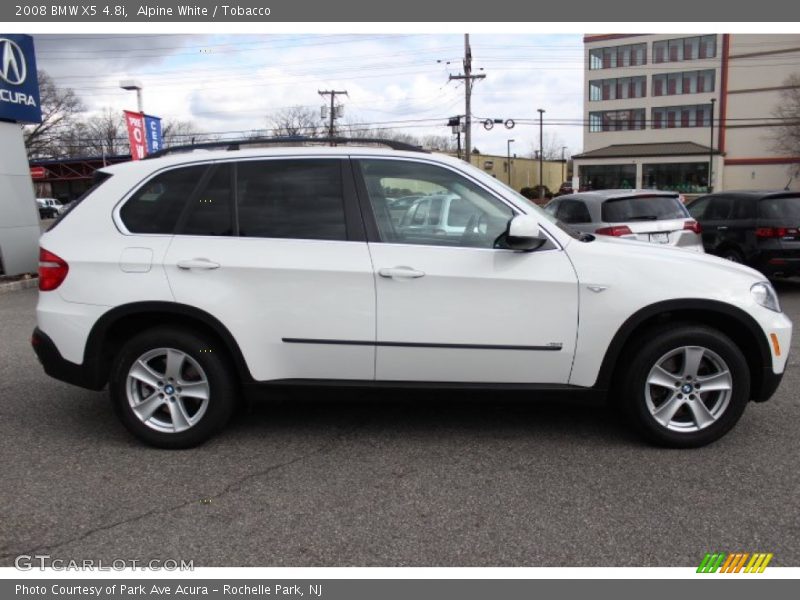 Alpine White / Tobacco 2008 BMW X5 4.8i