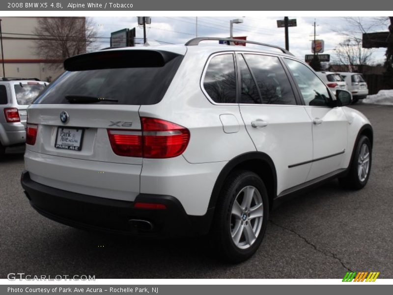 Alpine White / Tobacco 2008 BMW X5 4.8i