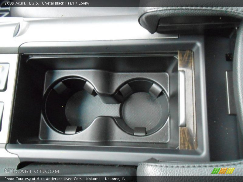 Crystal Black Pearl / Ebony 2009 Acura TL 3.5