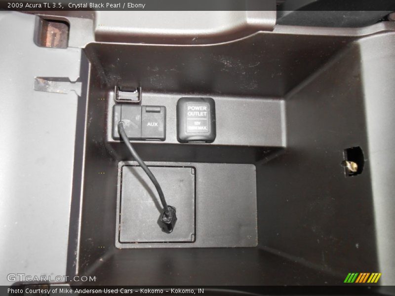 Crystal Black Pearl / Ebony 2009 Acura TL 3.5