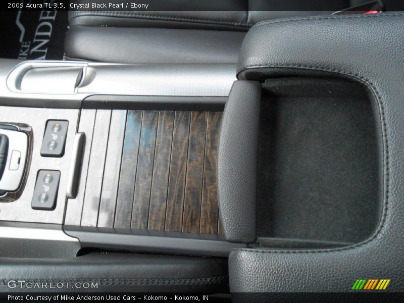 Crystal Black Pearl / Ebony 2009 Acura TL 3.5
