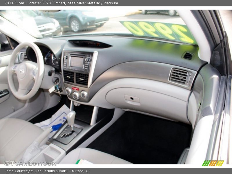 Steel Silver Metallic / Platinum 2011 Subaru Forester 2.5 X Limited