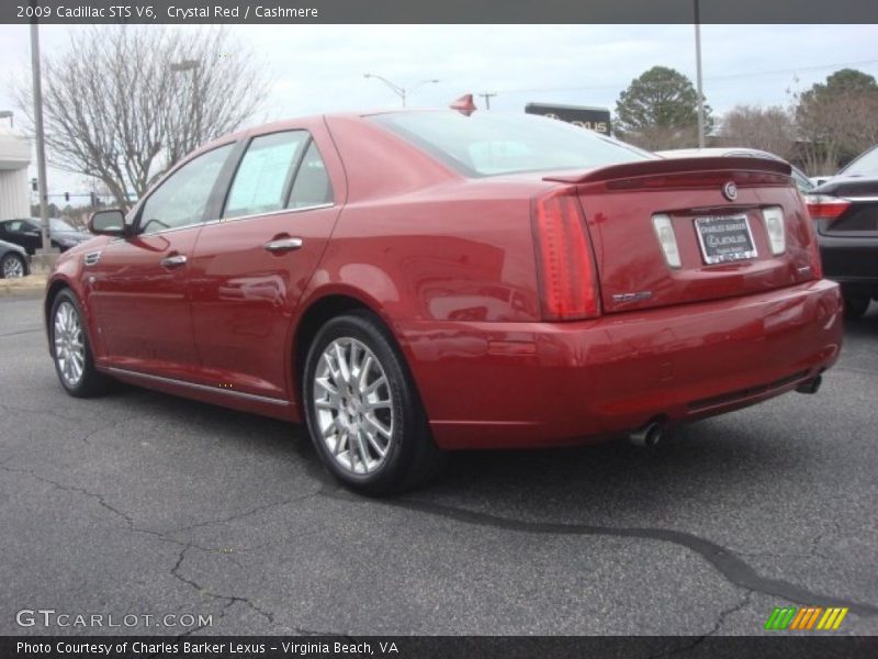 Crystal Red / Cashmere 2009 Cadillac STS V6