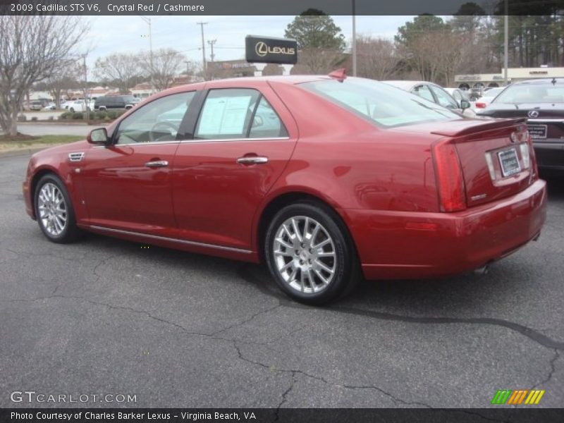 Crystal Red / Cashmere 2009 Cadillac STS V6