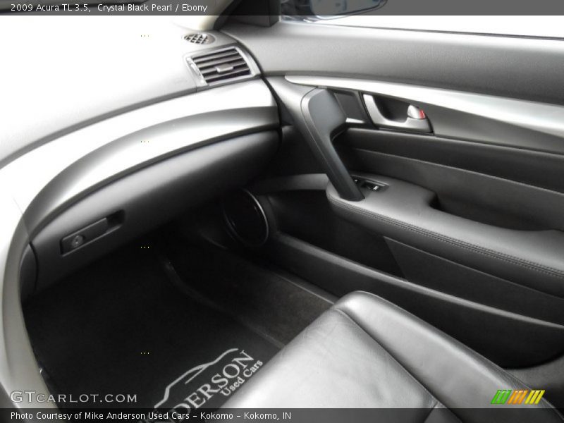 Crystal Black Pearl / Ebony 2009 Acura TL 3.5