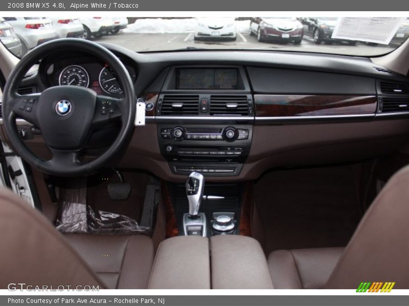 Alpine White / Tobacco 2008 BMW X5 4.8i