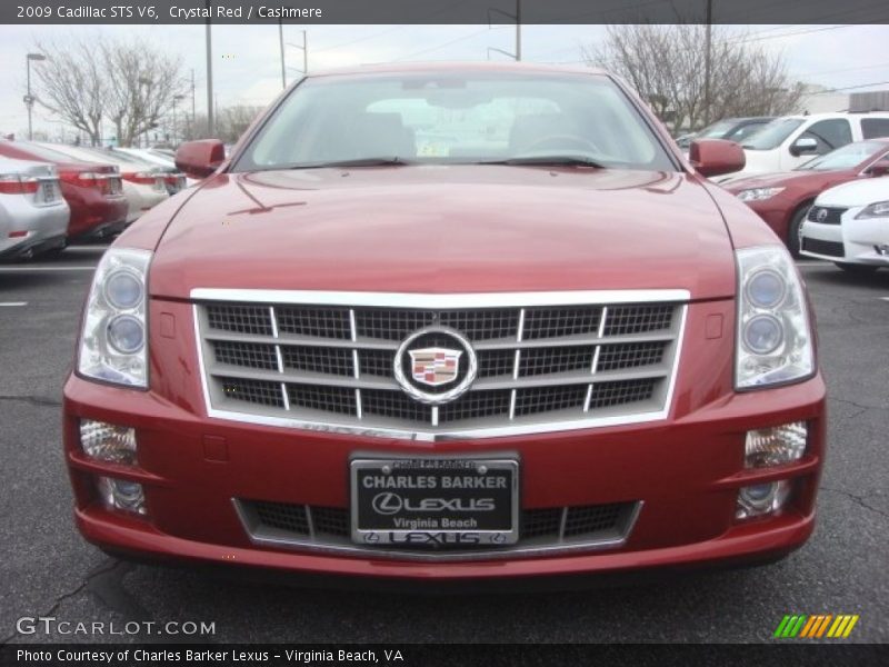 Crystal Red / Cashmere 2009 Cadillac STS V6