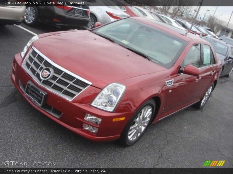 Crystal Red / Cashmere 2009 Cadillac STS V6